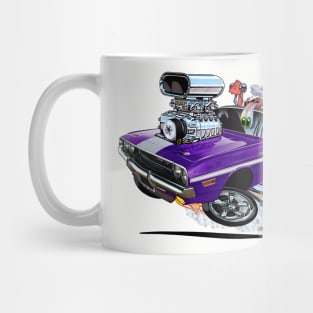 Vince Crain High Octane 1970 Challenger plum Mug